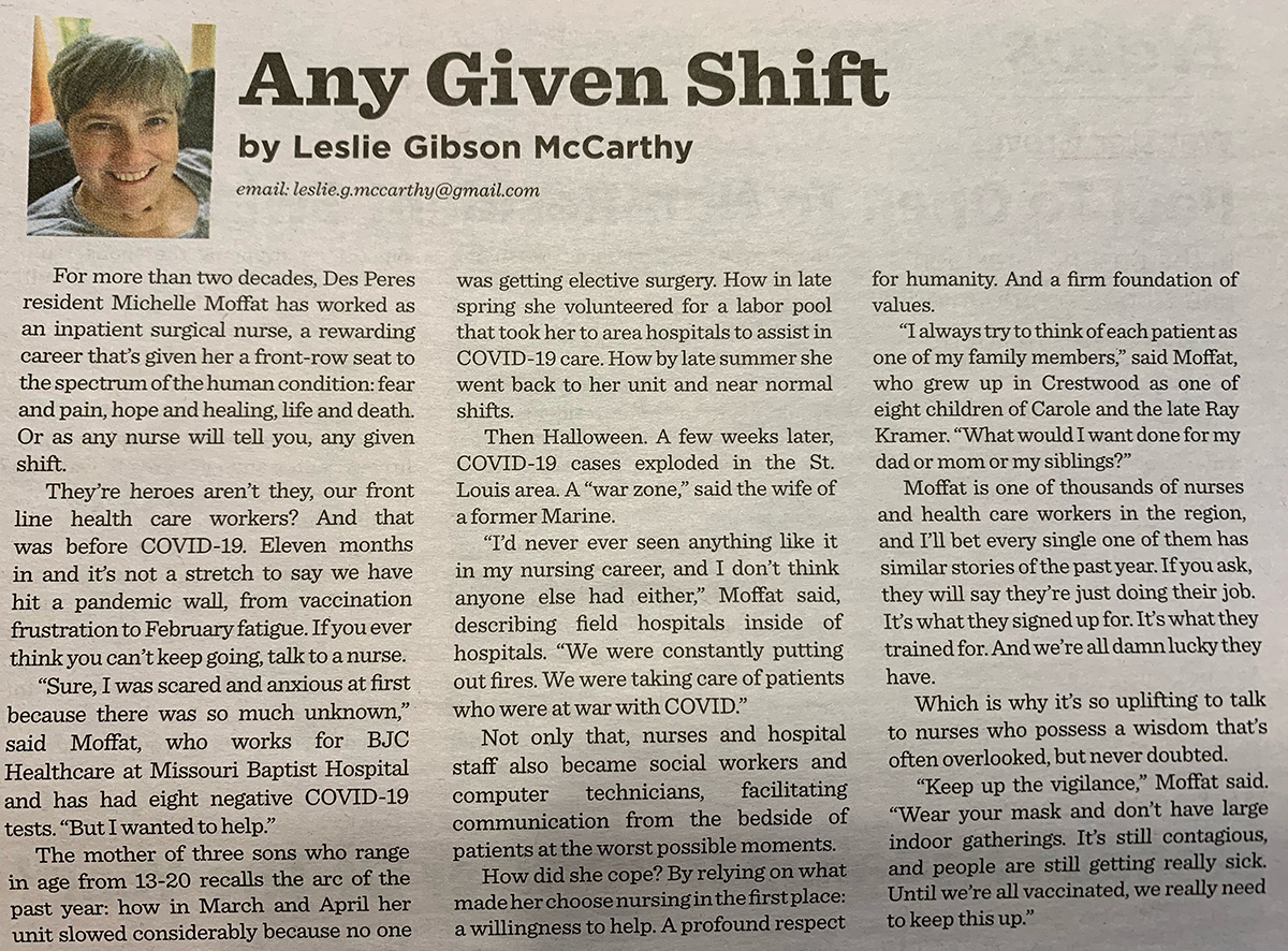 Any given shift